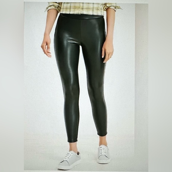 Loft Faux Leather Leggings - Picture 1 of 5